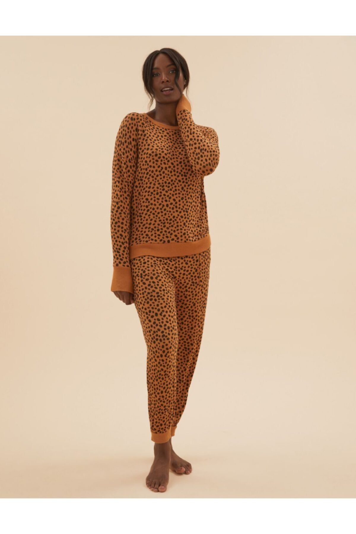 Marks & Spencer Cosy Triko Pijama Üst