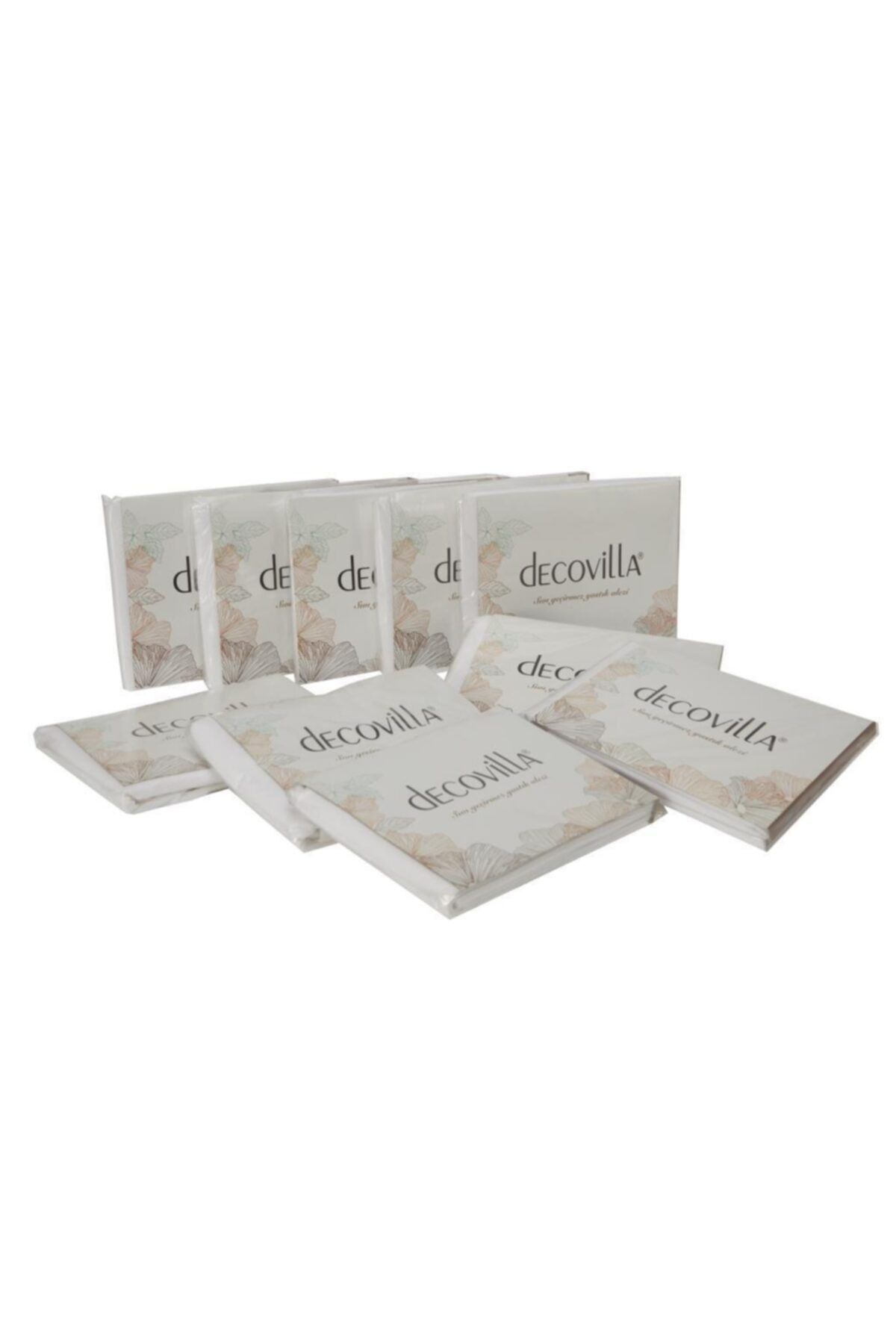 Decovilla Beyaz 10 Adet 50x70 Pamuklu Sıvı Geçirmez Yastık Alezi