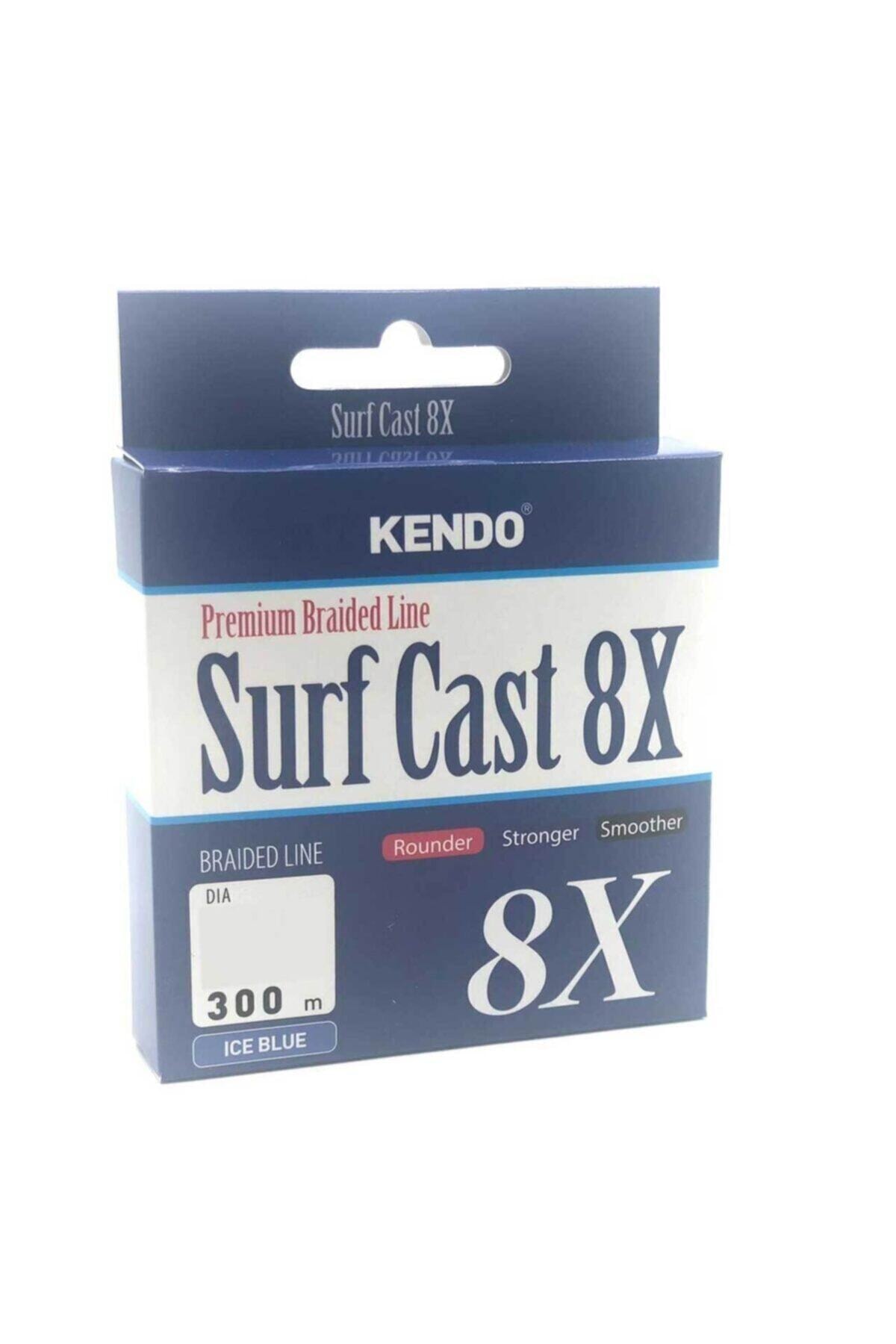 Kendo Surf Cast 8x Fighting ( Ice Blue ) Örgü Ip Olta Misinası 300mt 0.13 Mm