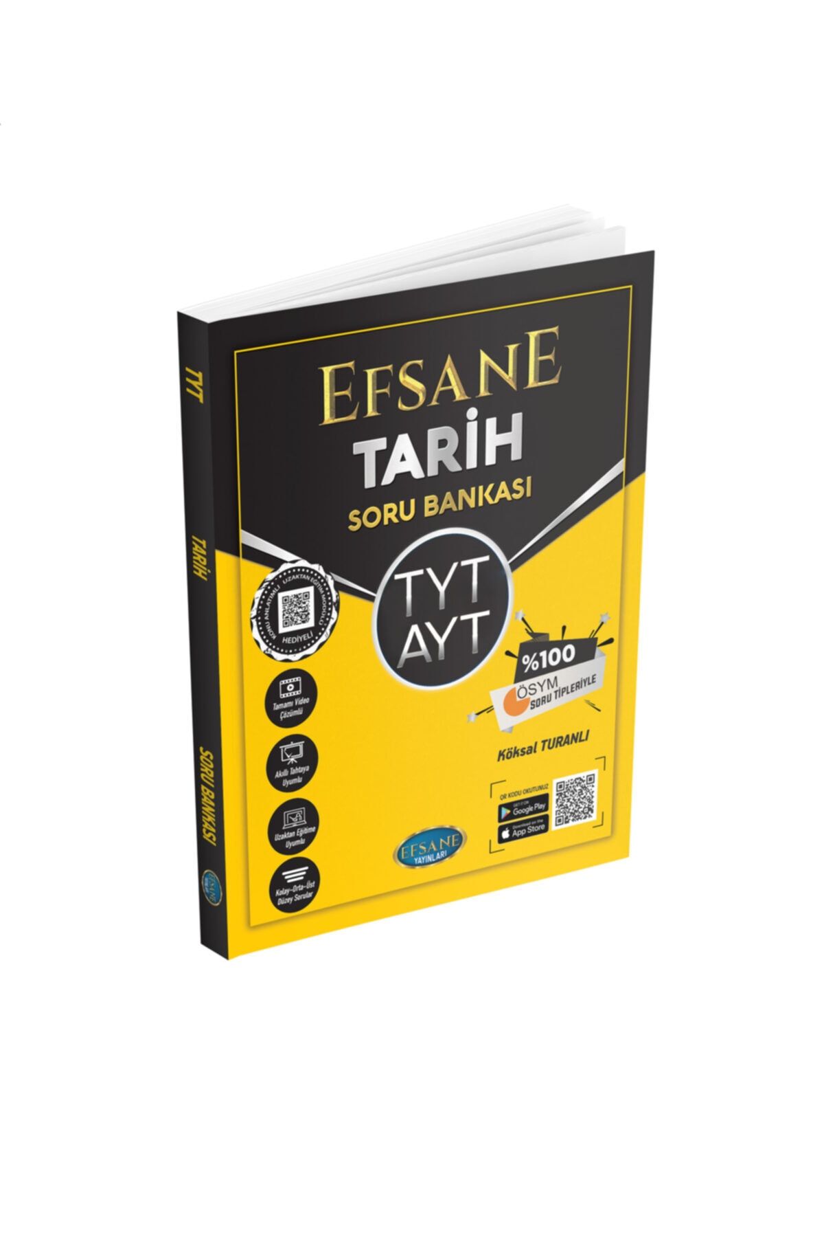 Efsane Yayınları Tyt Ayt Tarih Soru Bankası