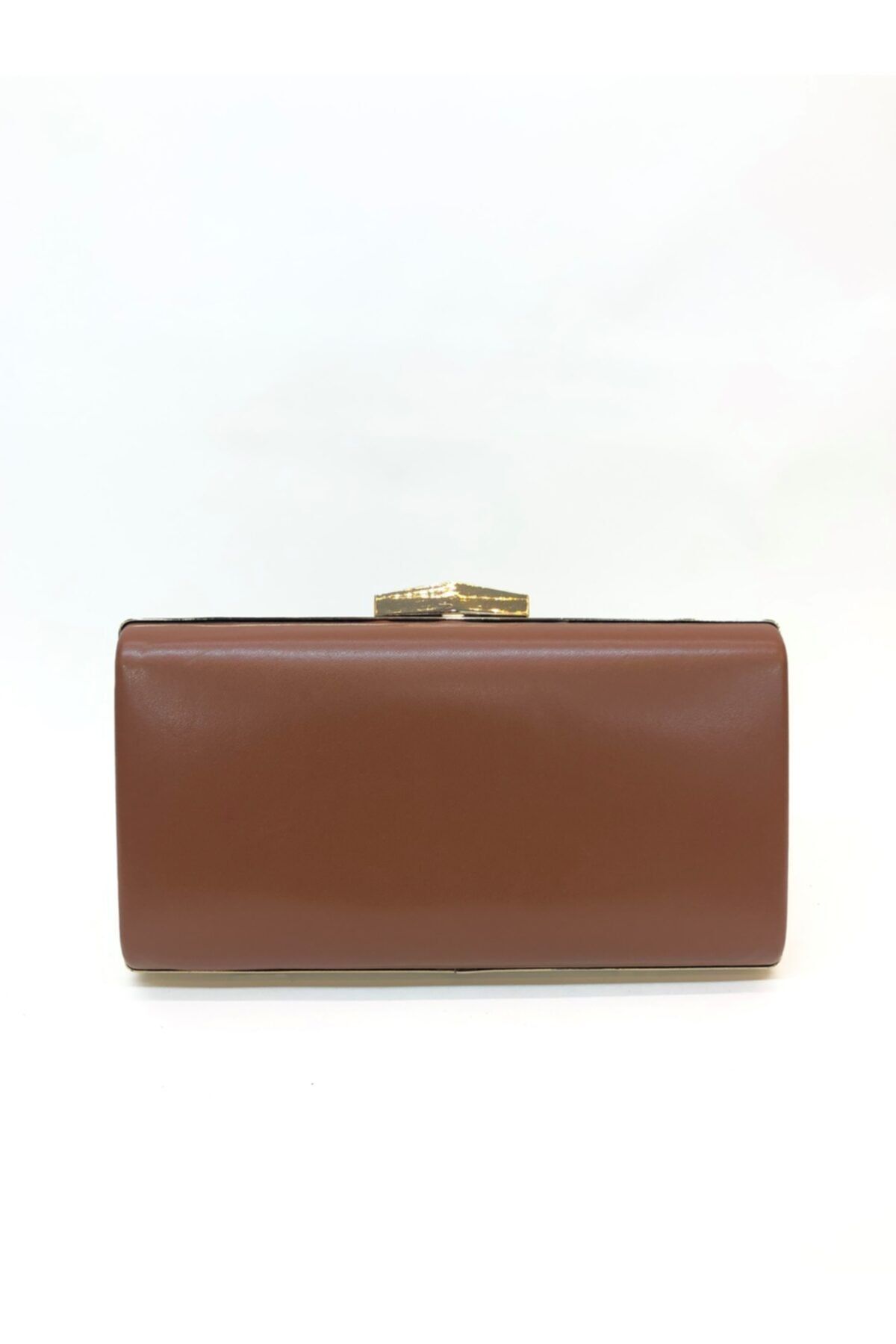 womenacs Kadın Taba Renk Abiye Portföy Clutch Çanta