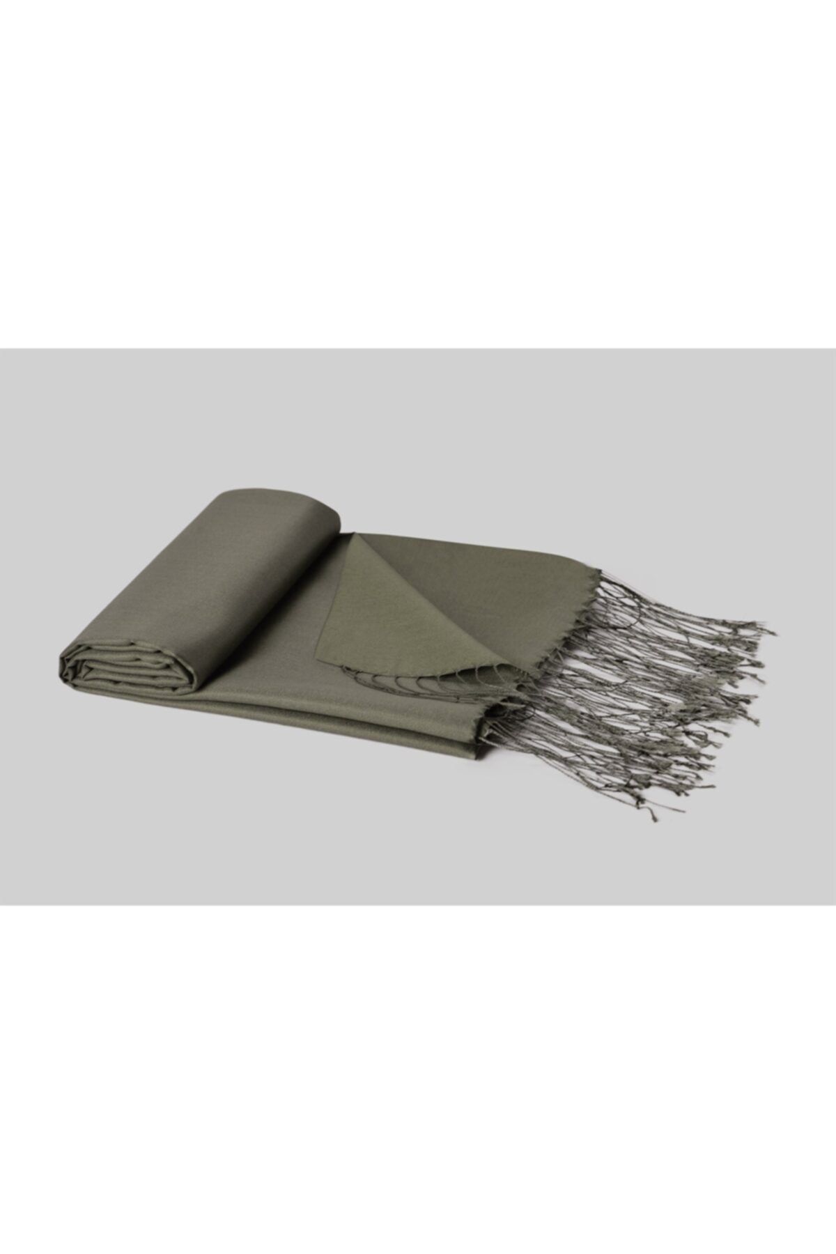 ARMANDA %100 Ipek Twill Şal - Haki Renk