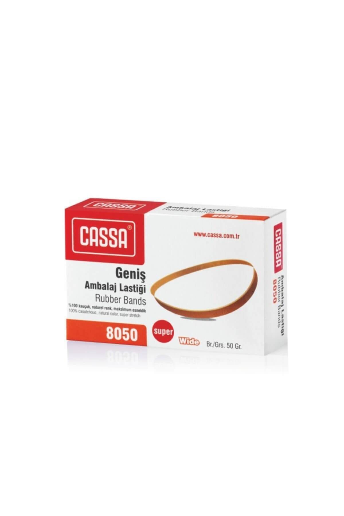 Cassa 8050 Geniş Kauçuk Lastik 50 Gr.kutu