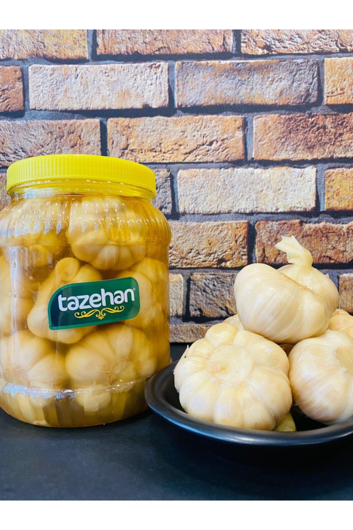 TAZEHAN KURUYEMİŞ Sarımsak Turşusu 2 kg