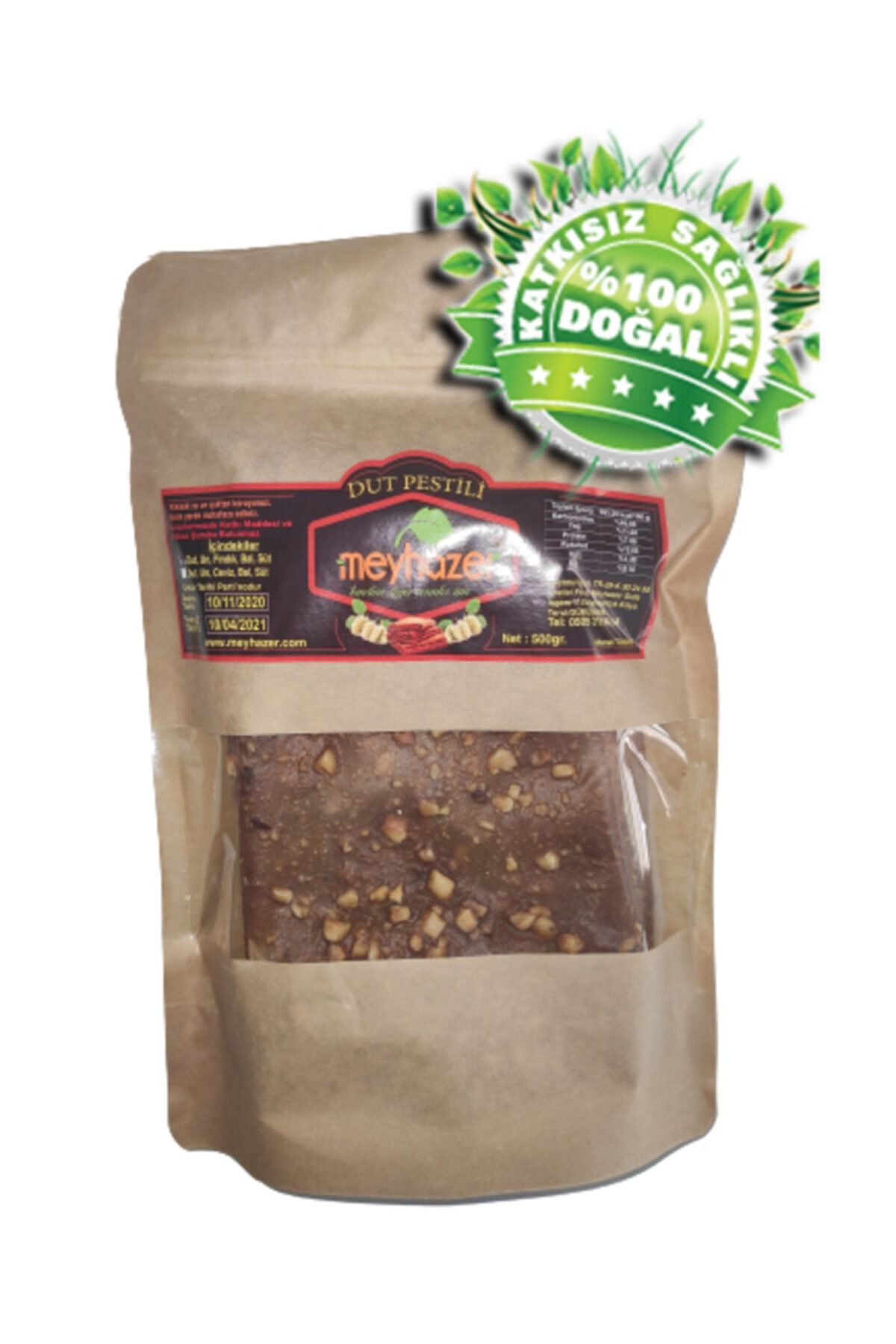 meyhazer Doğal Cevizli Pestil 500 gr