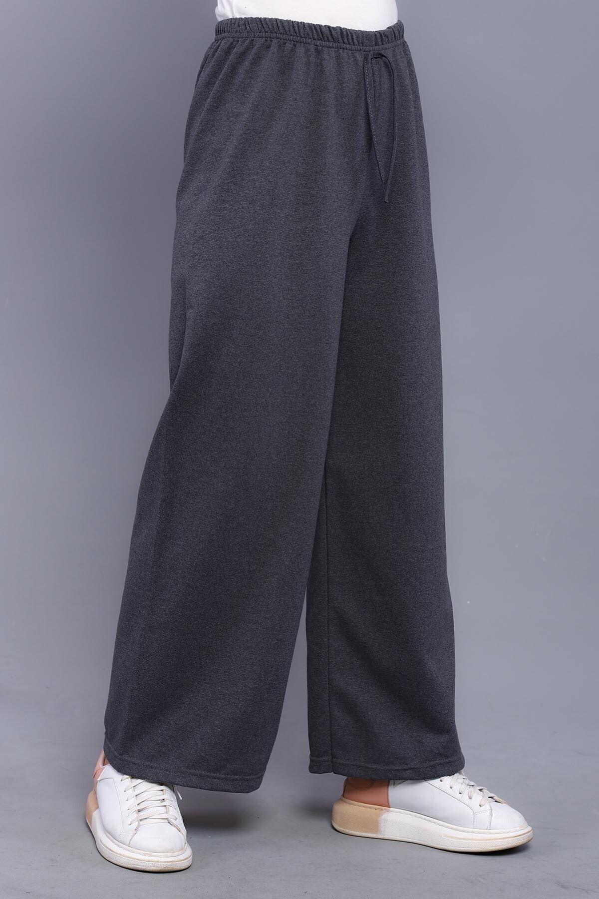 nurneva Cepsiz Eşofman Altı Füme