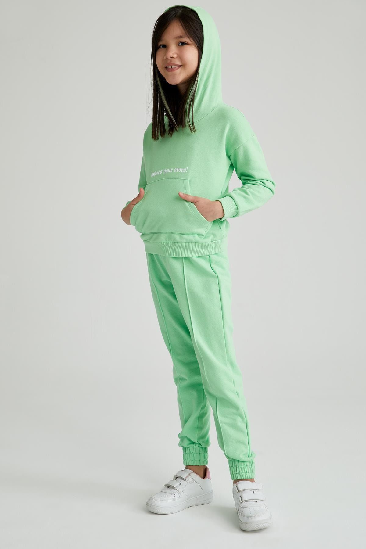 DeFacto Kız Çocuk Jogger Eşofman Altı  U0047A621SP