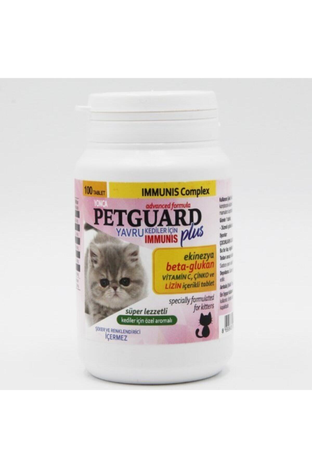 Petguard Yavru Kediler Için Ekinezya Ve Beta Glukan Katklılı Imminus Tablet 100 Adet