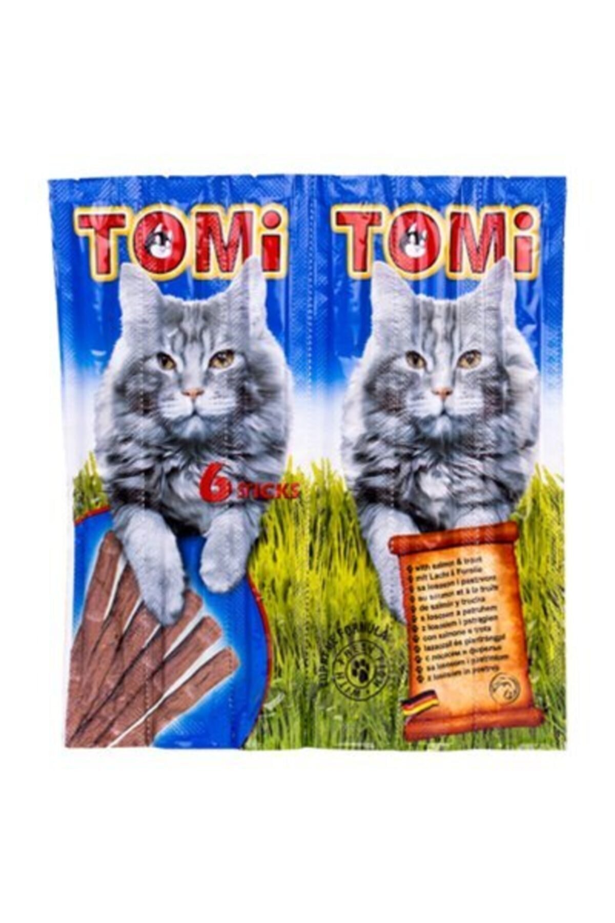 Tomi Somon Ve Alabalıklı Stick Kedi Ödülü 6x5 Gr
