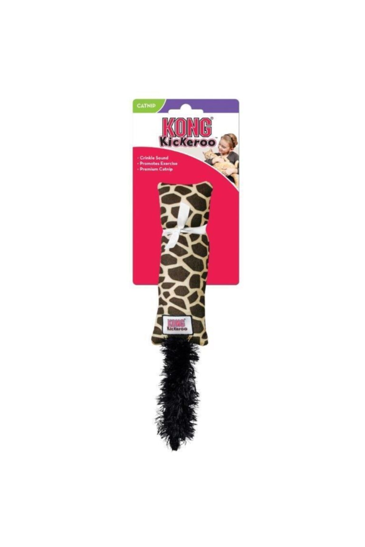 Kong Kedi Oyuncak, Kediotlu, Kickeroo 40cm