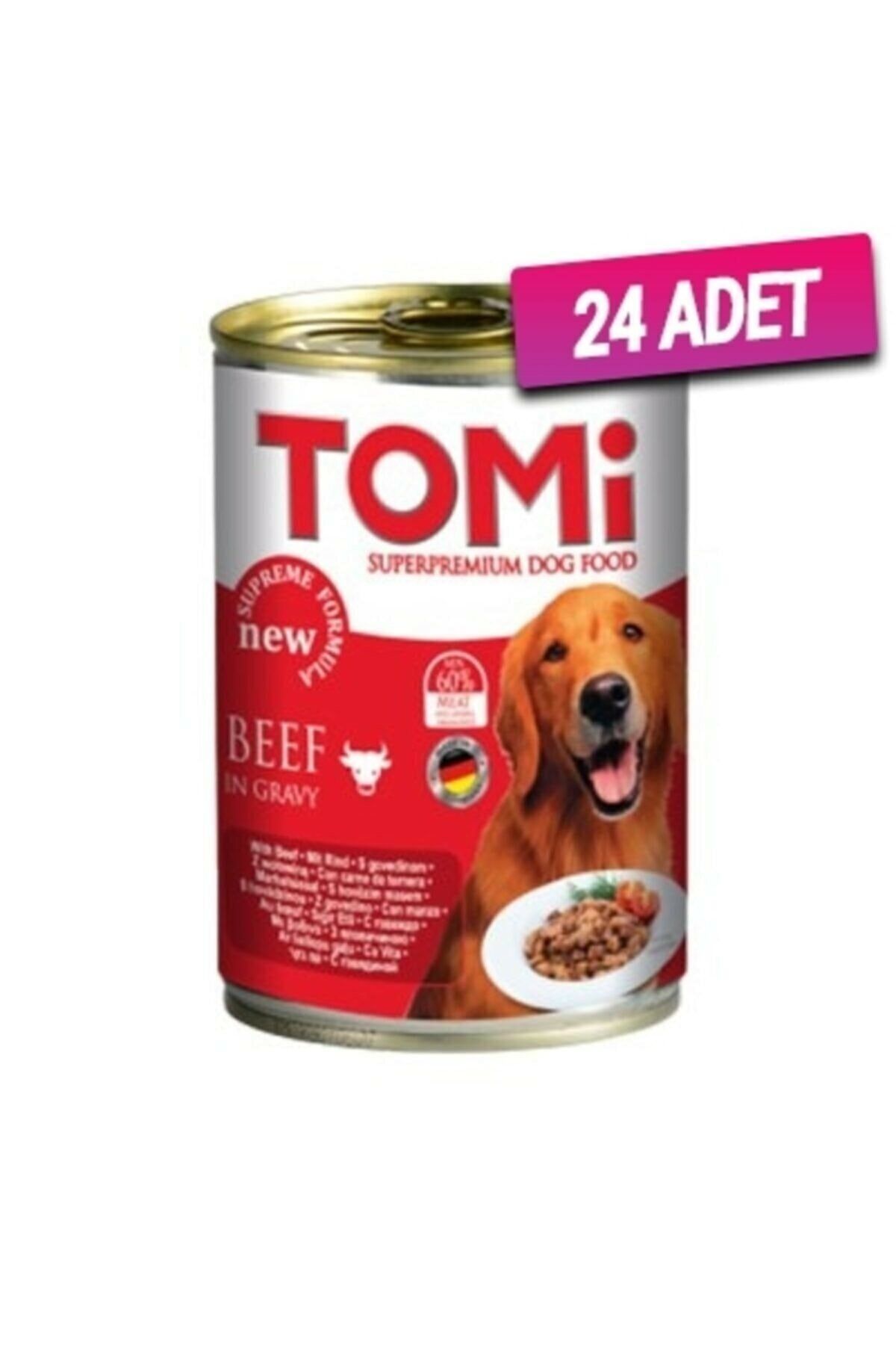 Tomi Sığır Etli Köpek Konservesi 400 Gr - 24 Adet