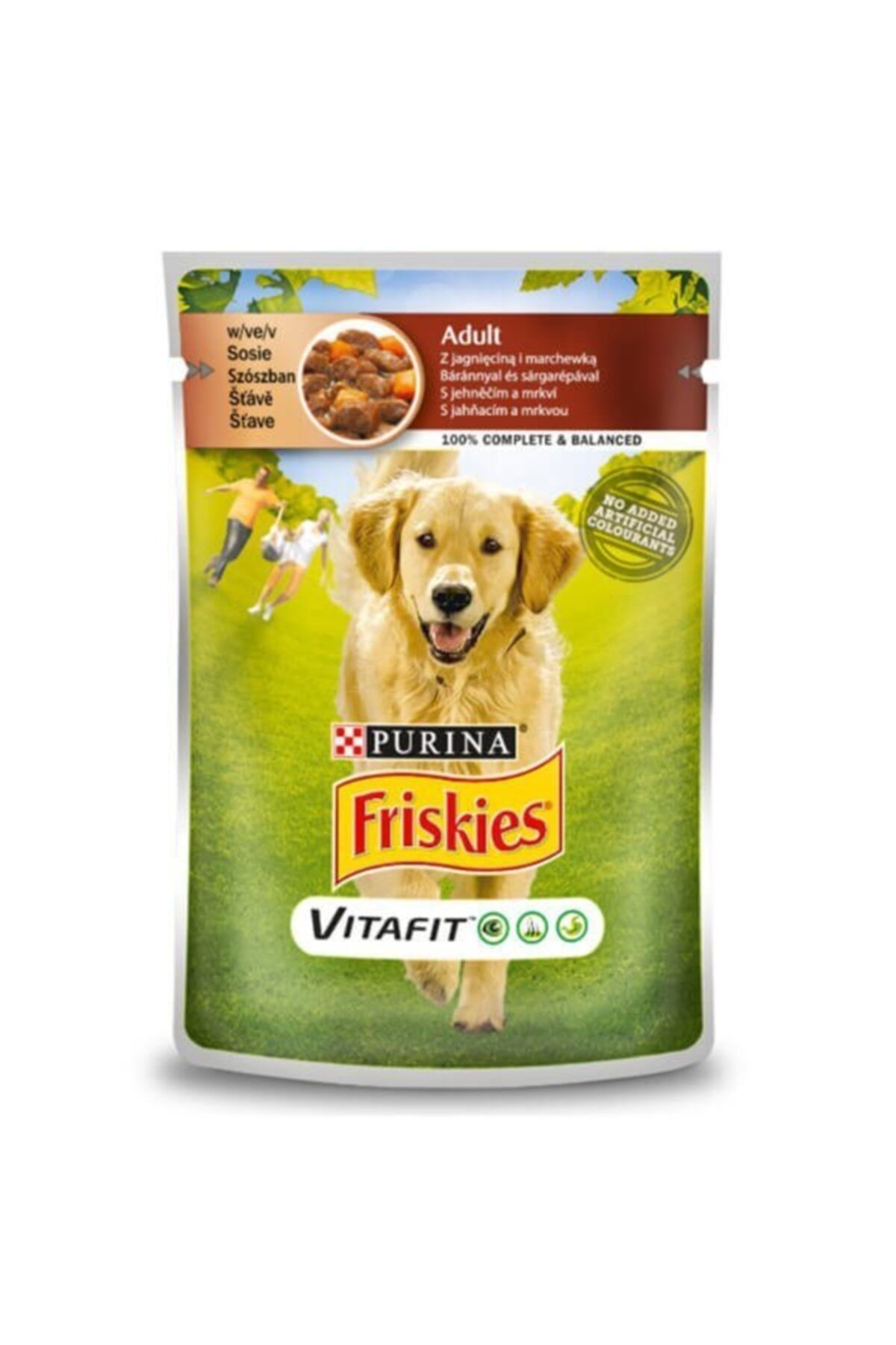 Friskies Adult Kuzulu Pouch Yetişkin Köpek Konservesi 100 Gr