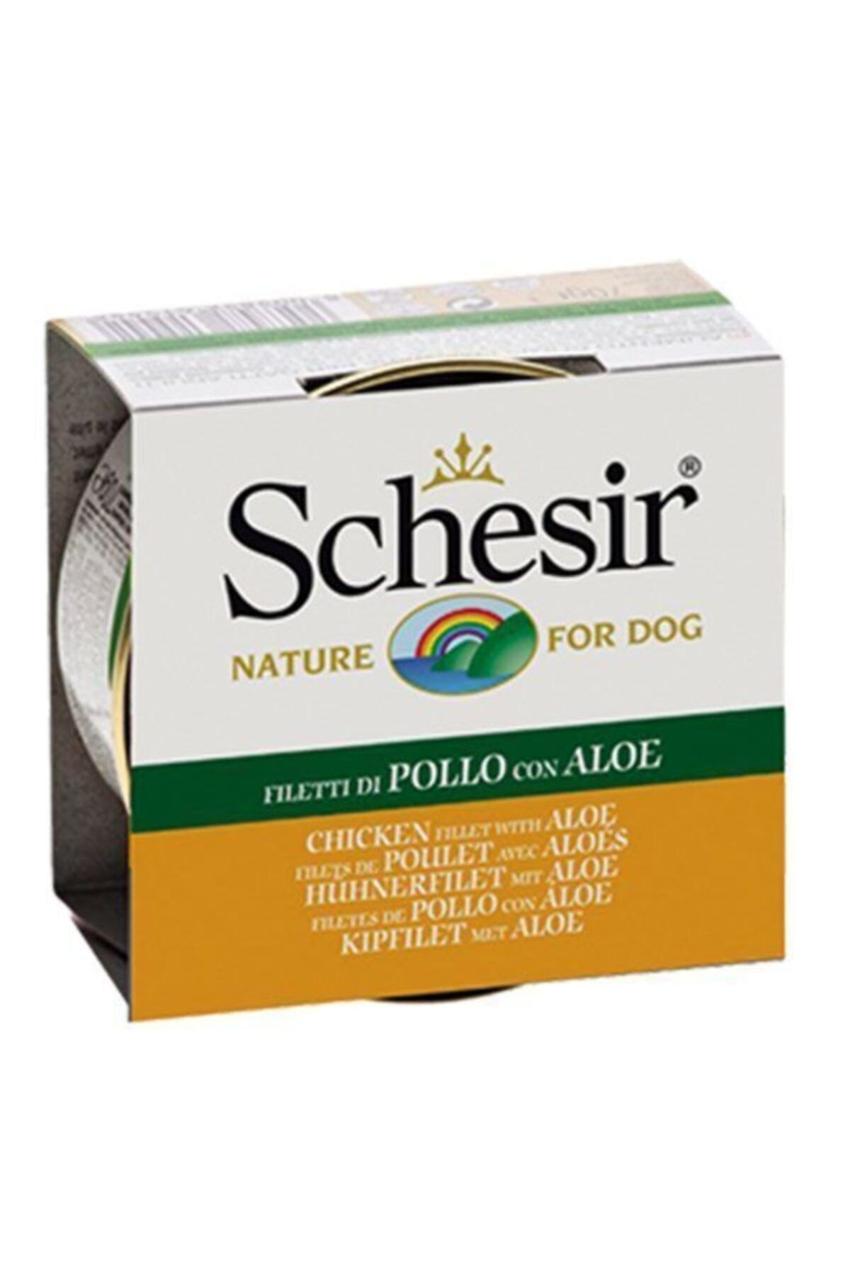 Schesir Aloevera Ve Tavuklu Jöleli Köpek Konservesi 150 gr