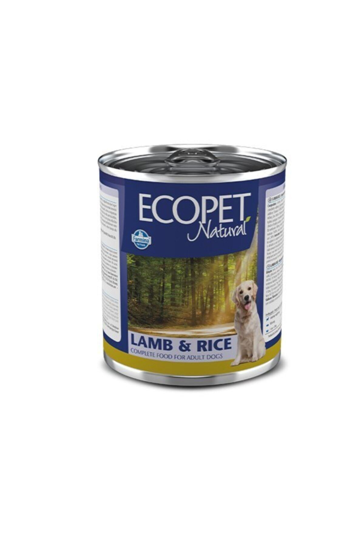 Eco Pet Naturel Ecopet Natural Kuzu Etli Ve Pirinçli Yetişkin Köpek Konservesi 300 Gr