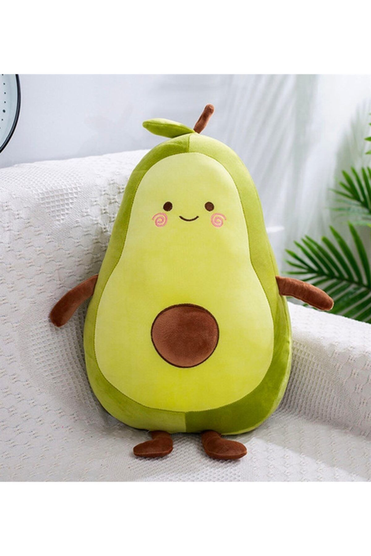 JJNaturel Avokado Yastık Peluş Pofuduk