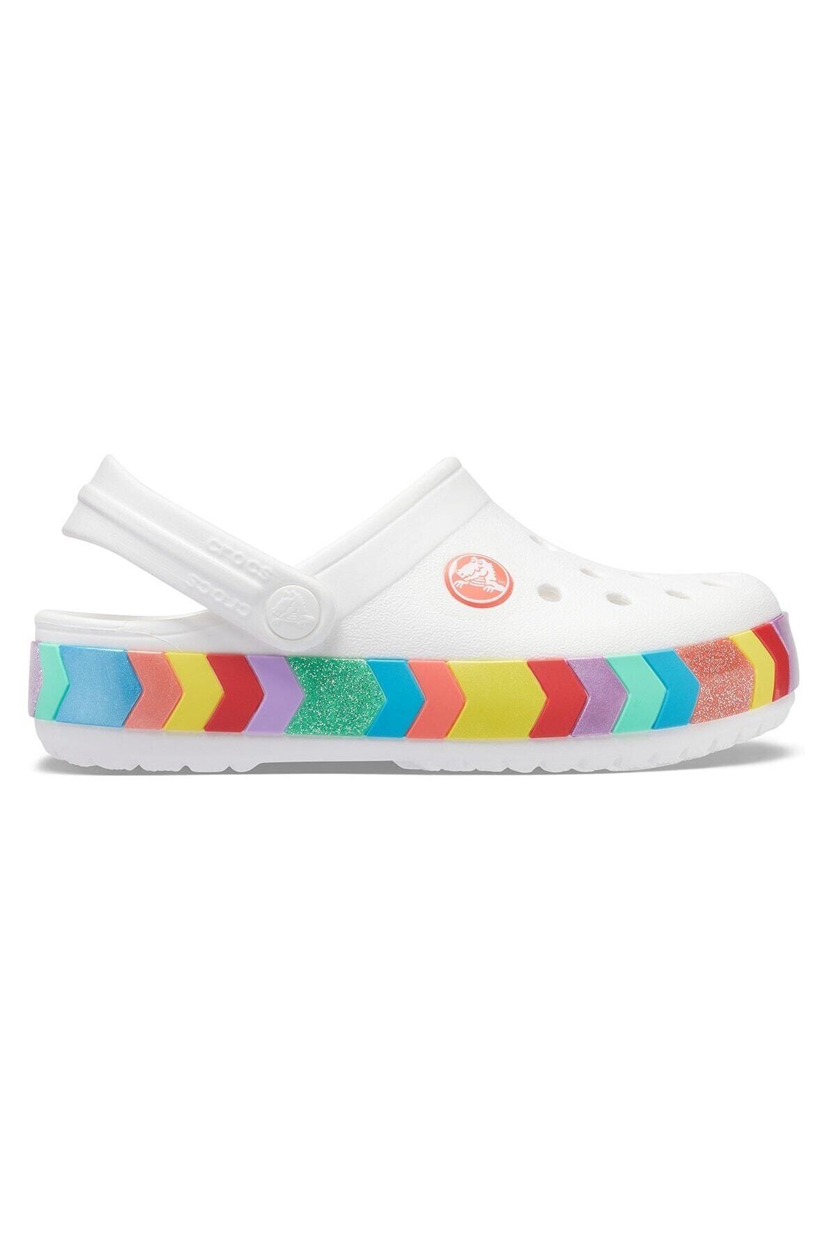 Crocs Crocband Chevron Beaded Clog K Beyaz