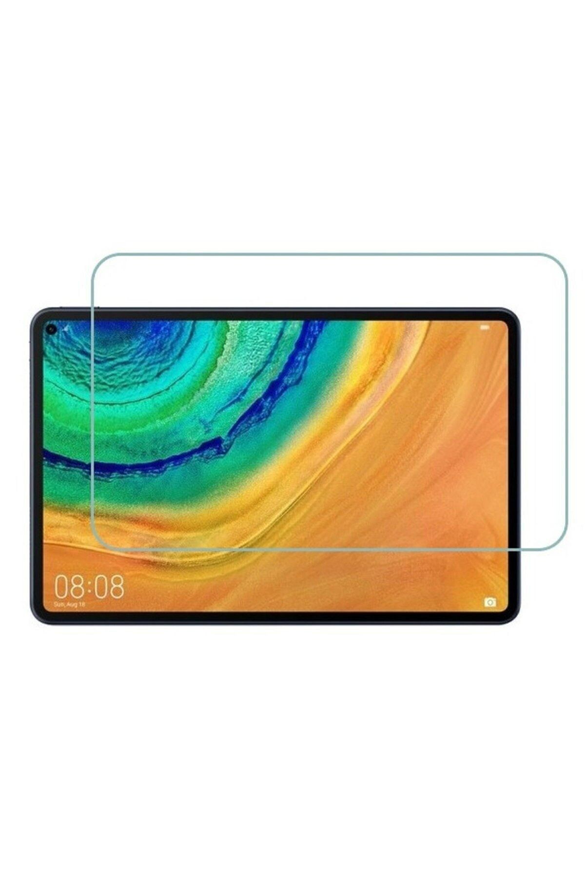 Ellibesgsm Huawei Mate Pad Pro 12.6 (2021) Uyumlu  Kırılmaz Orijinal Tam Kaplama Ön Cam Nano Koruma