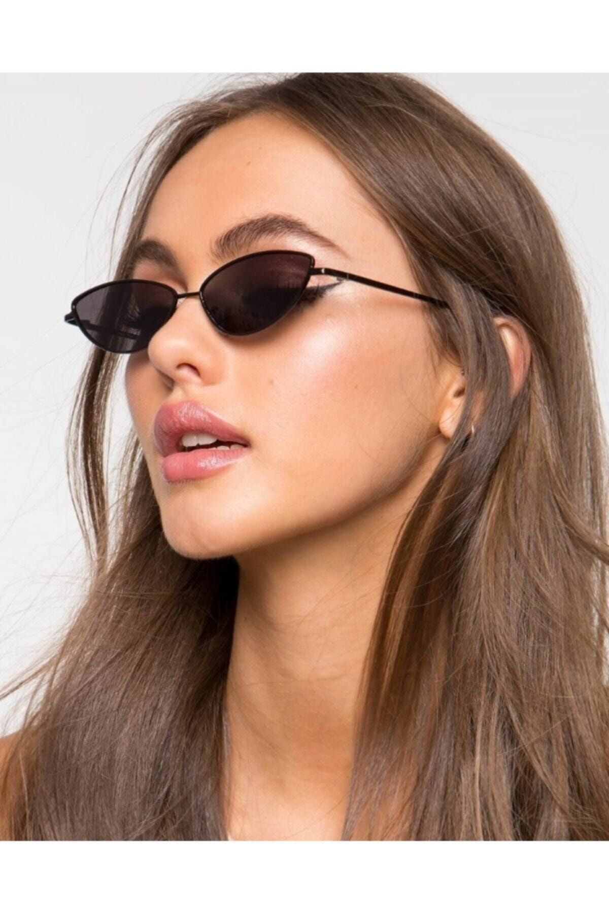 Mathilda Aksesuar Unisex Siyah Çerçeveli Güneş Gözlüğü