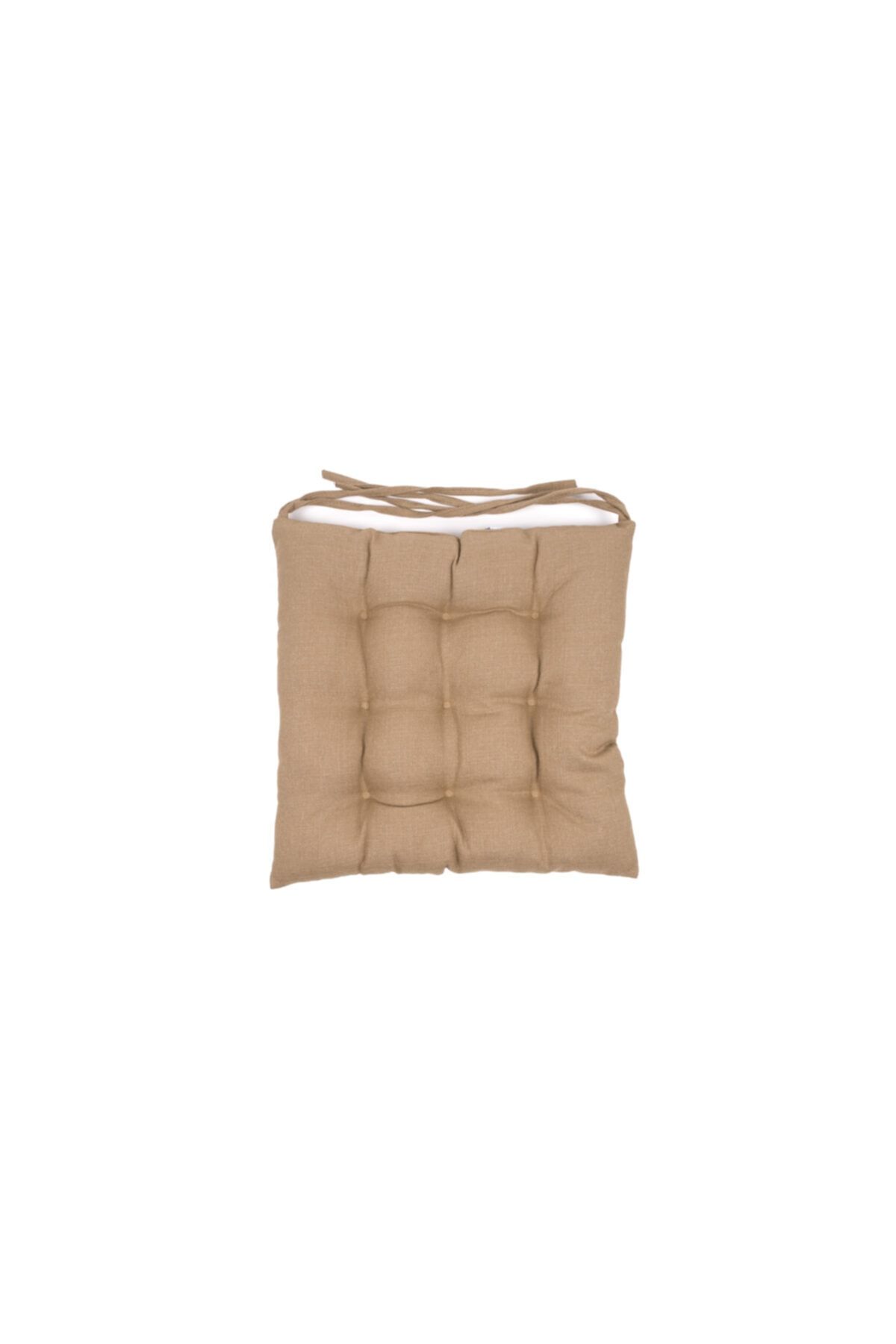 Rocher Maison Krem Keten Sandalye Minderi 50x50 Cm