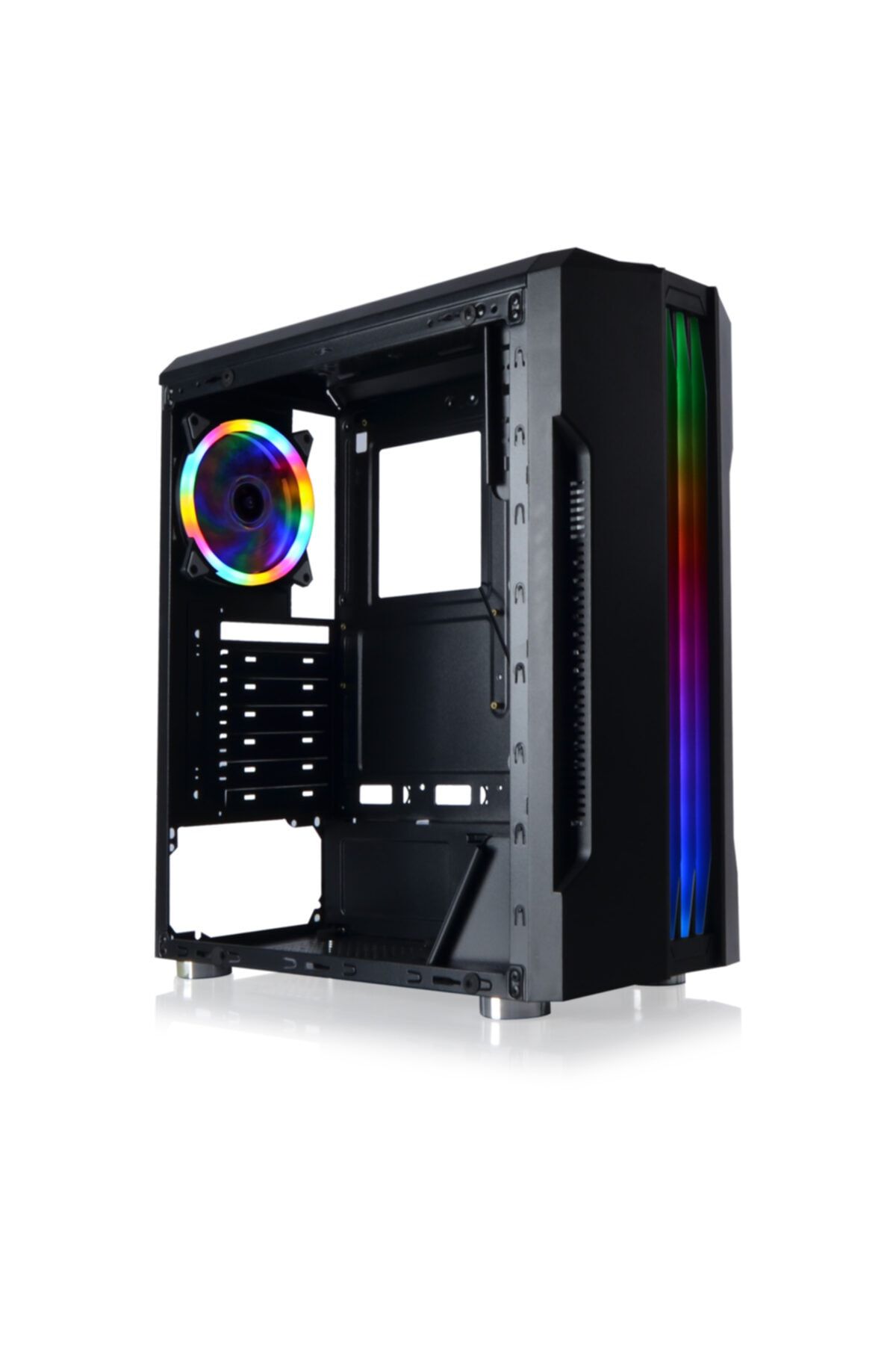 GAMECASE Trio RGB Ön Panel 3x120mm Fanlı Oyuncu Kasası - 8411