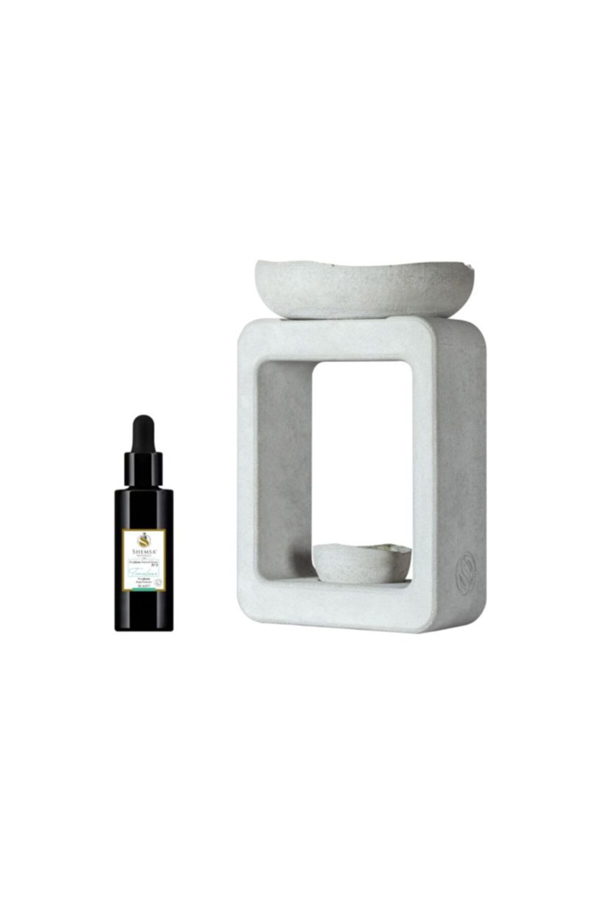 Shemsa Naturals Buhurdanlık Seti (buhurdanlık Concart + Purefume The Hotel – 30 Ml)