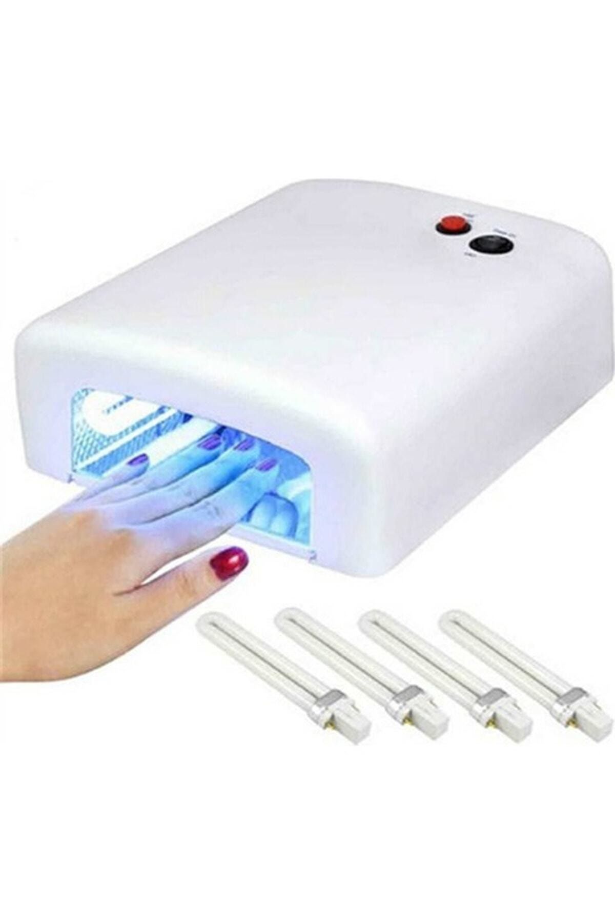 Egonex Uv Lambalı Ultraviyole 36 Watt Oje Kurutucu Fırın
