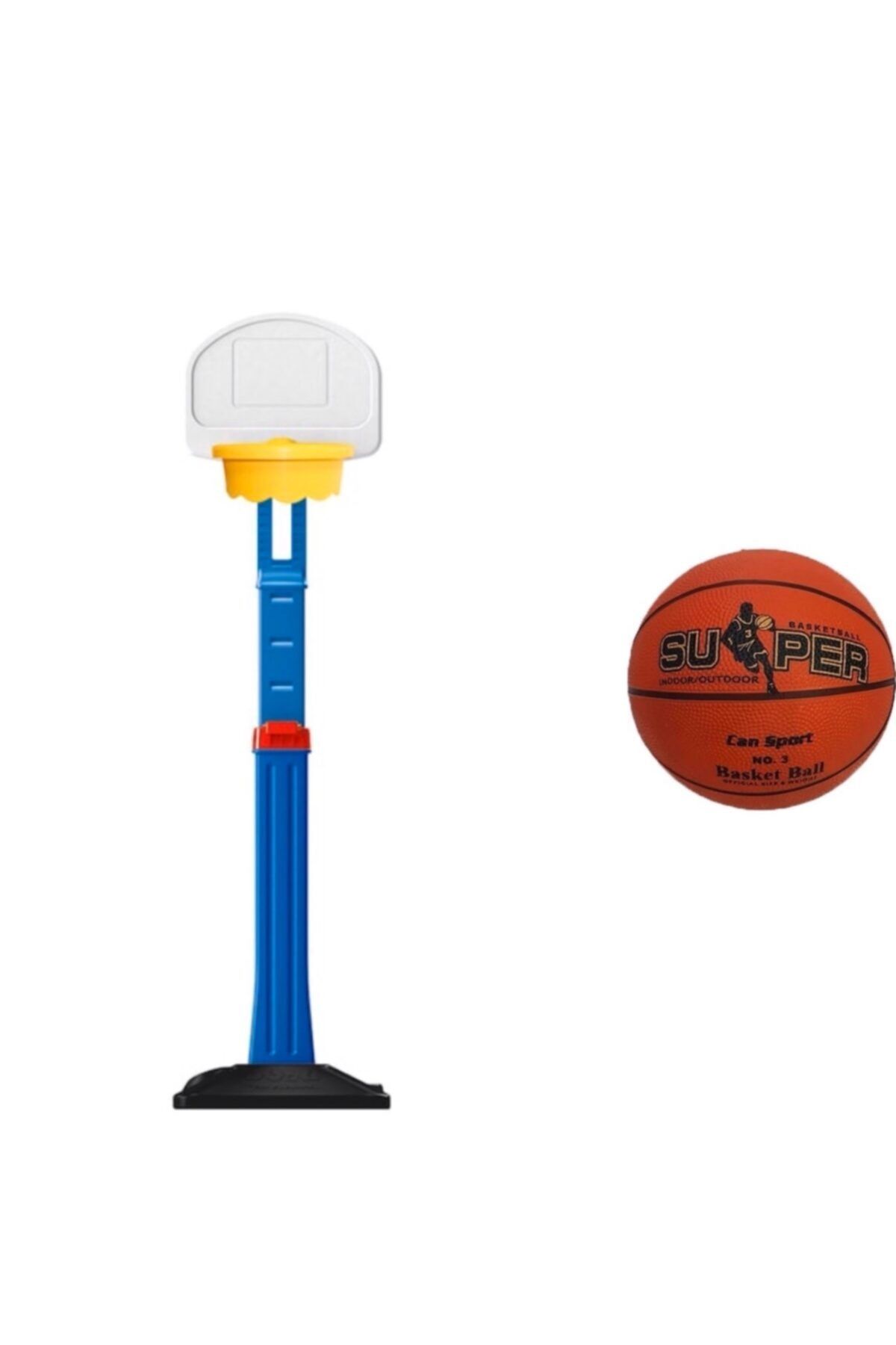 Dolu Basketbol Potası Ve Basketbol Topu