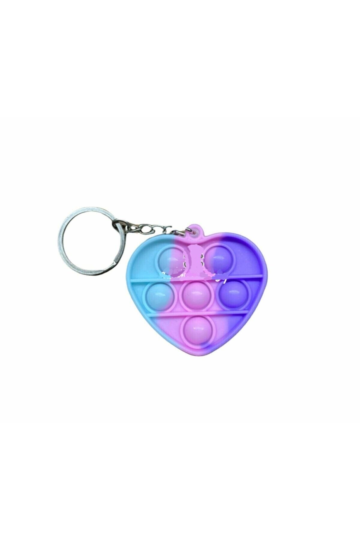Popit Toys Black Bought Pop It Push Bubble Fidget Popit Duyusal Stres Oyunu Kalp Anahtarlık