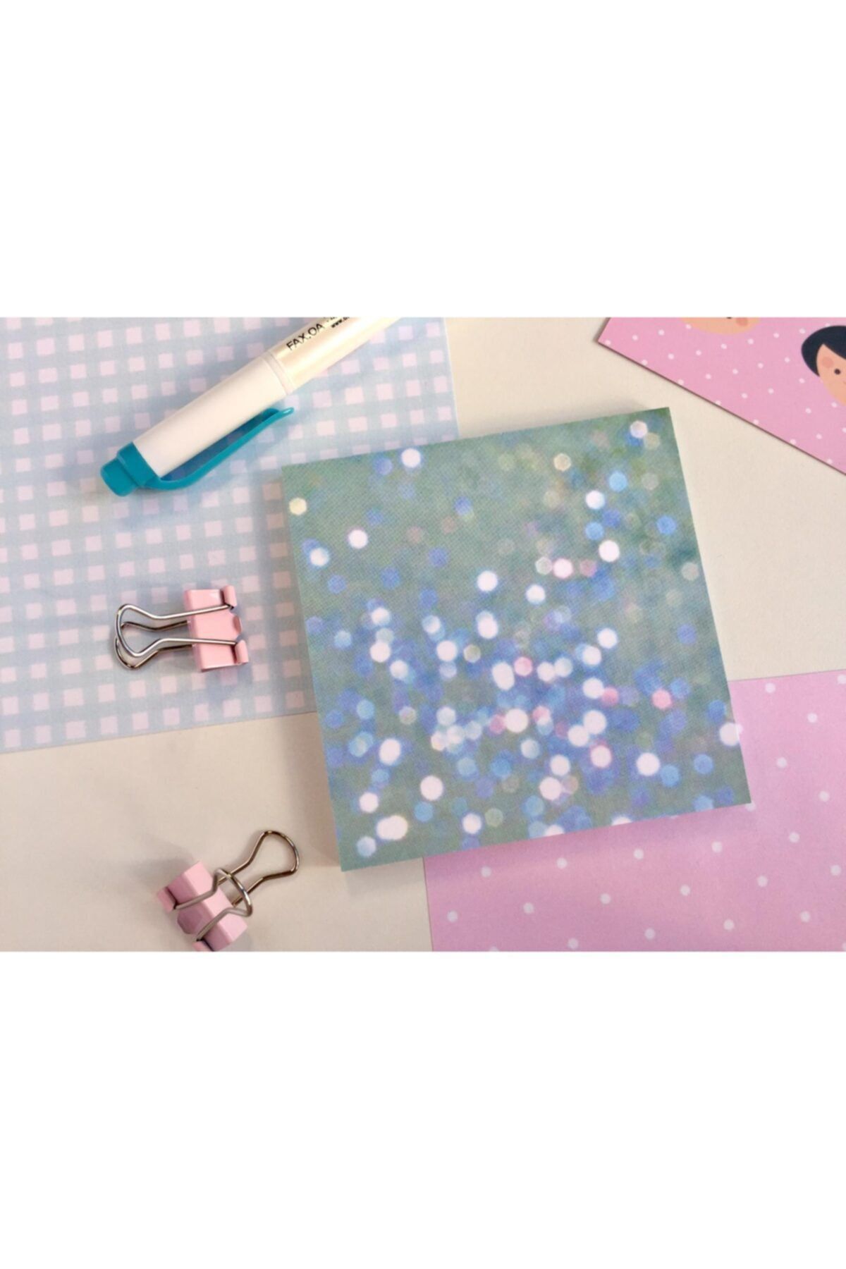 Efsu 10x10 Cm Mavi Notluk Notepad/defter