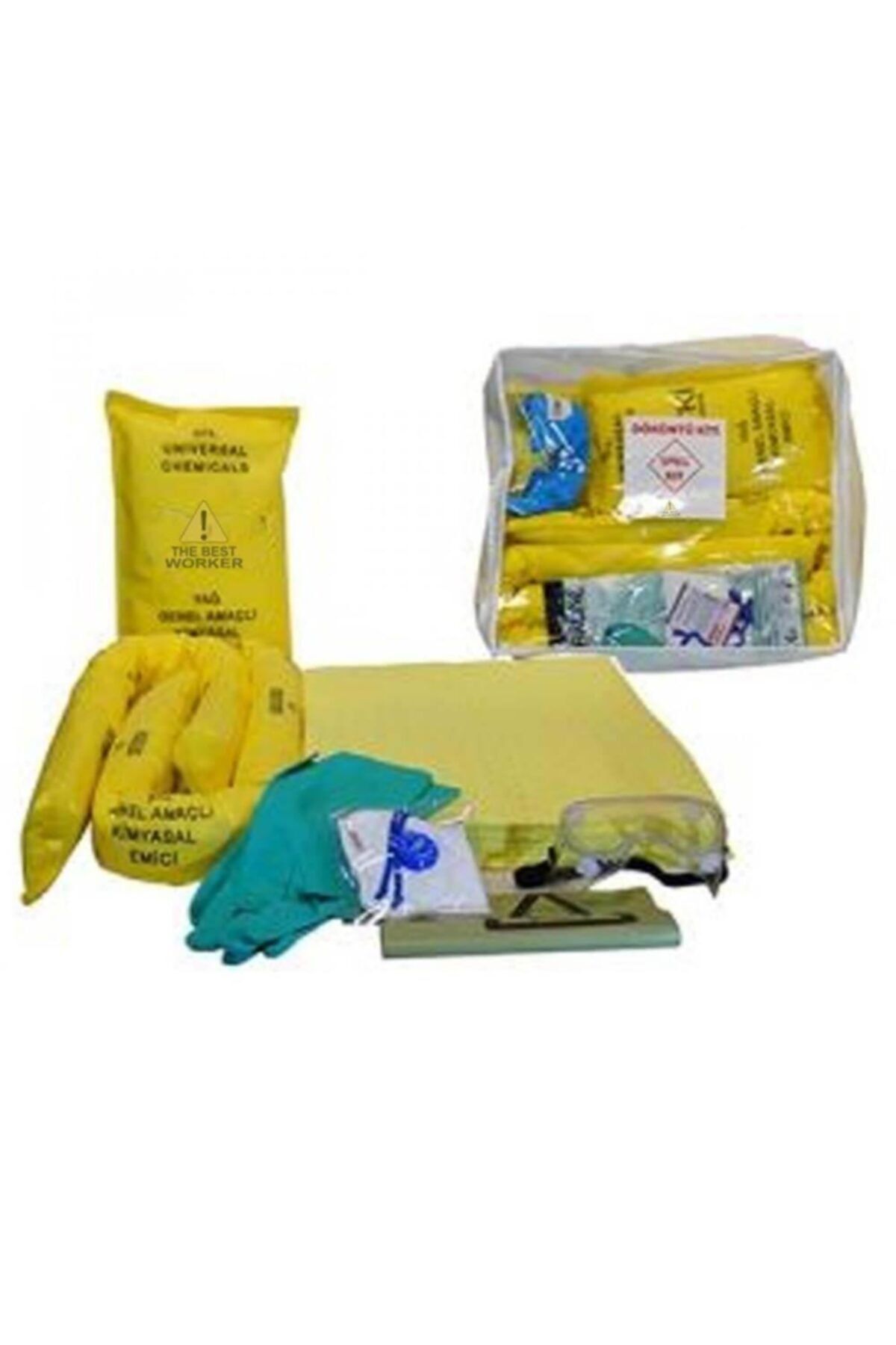 THE BEST WORKER Tbw Kimyasal Emici Taşınabilir Döküntü Kit 30 lt