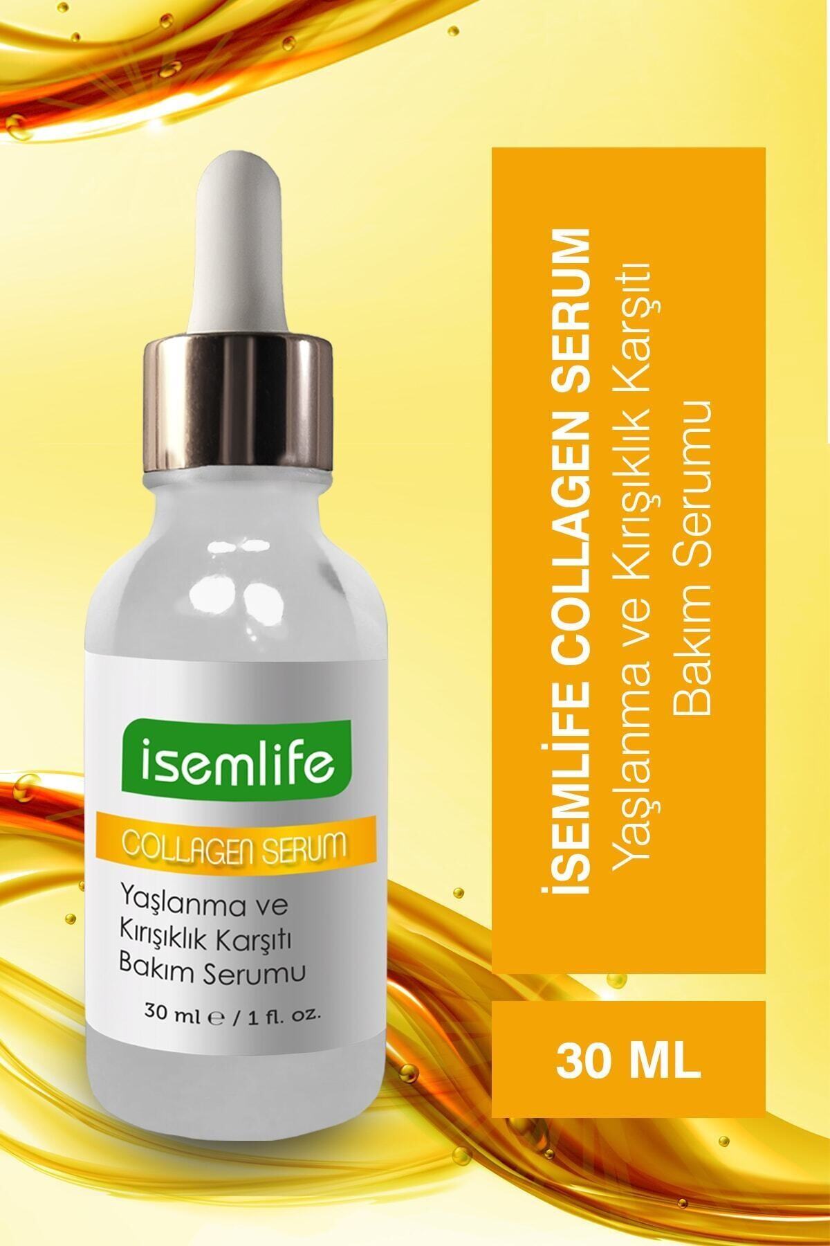 İsemlife Yaşlanma & Kırışıklık Karşıtı Bakım Serumu ( Collagen Serum ) 30 Ml
