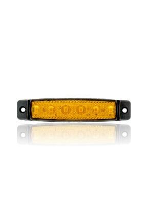 6 Ledli Sarı Parmak Led 24v Lamba Basamak Aydınlatma 24v Image 0