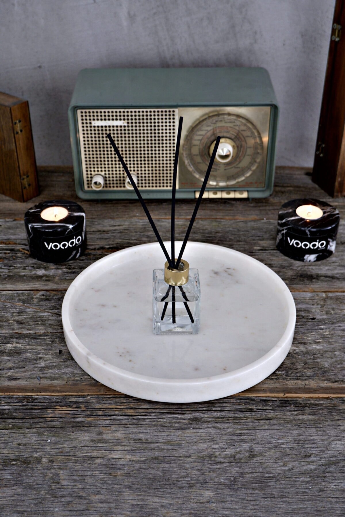 Voodo Concept White Choclate Mermer Sunum Tepsi 30 Cm Çap (ürün Açıklamalarını Okumadan Satın Almayınız)
