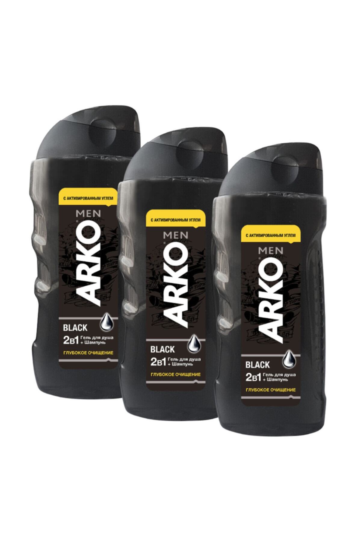 ARKO Men Black Duş Jeli 3x260ml
