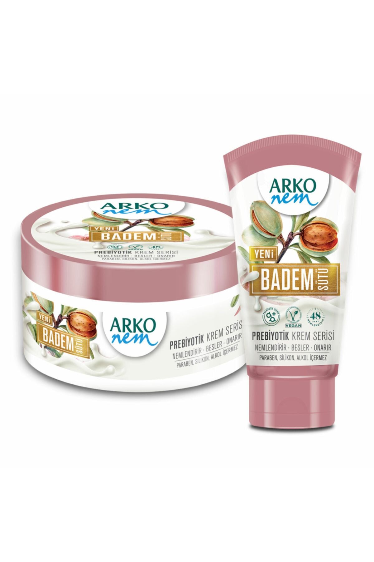 Arko Nem Prebiyotik Krem Serisi Badem Sütü 60ml+250ml