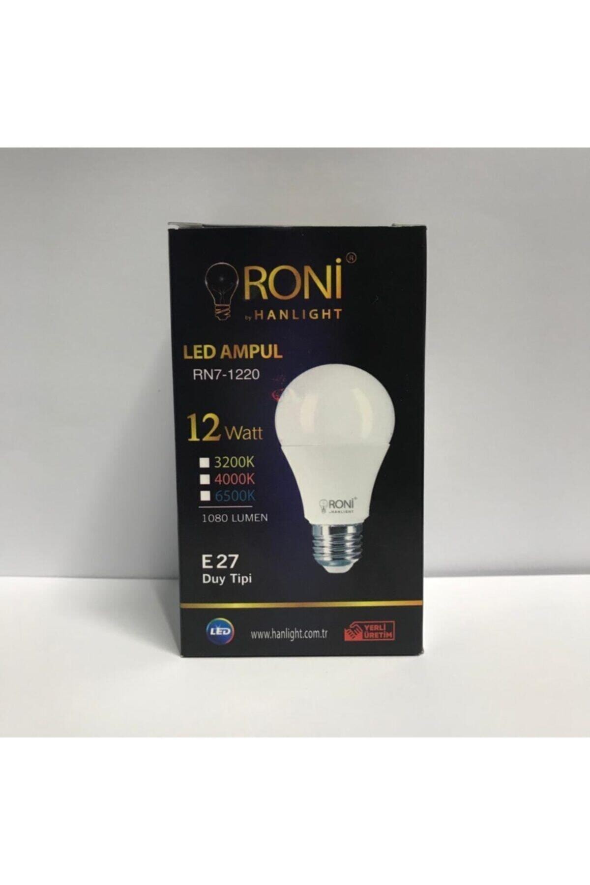 RONİ - 12w Led Ampul Beyaz Işık(6500K) E27 Normal Duy