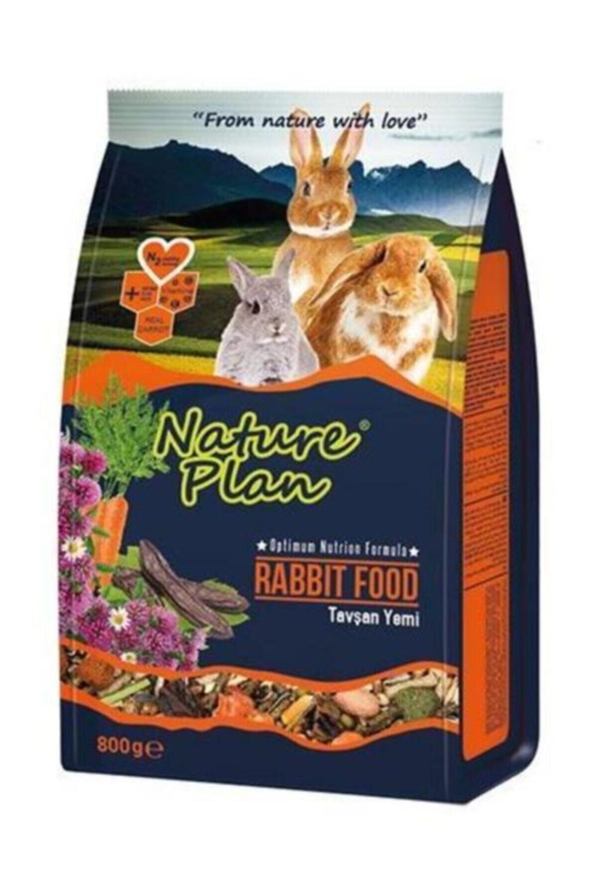 Natura Plan Tavşan Yemi 800 gr 3'lü