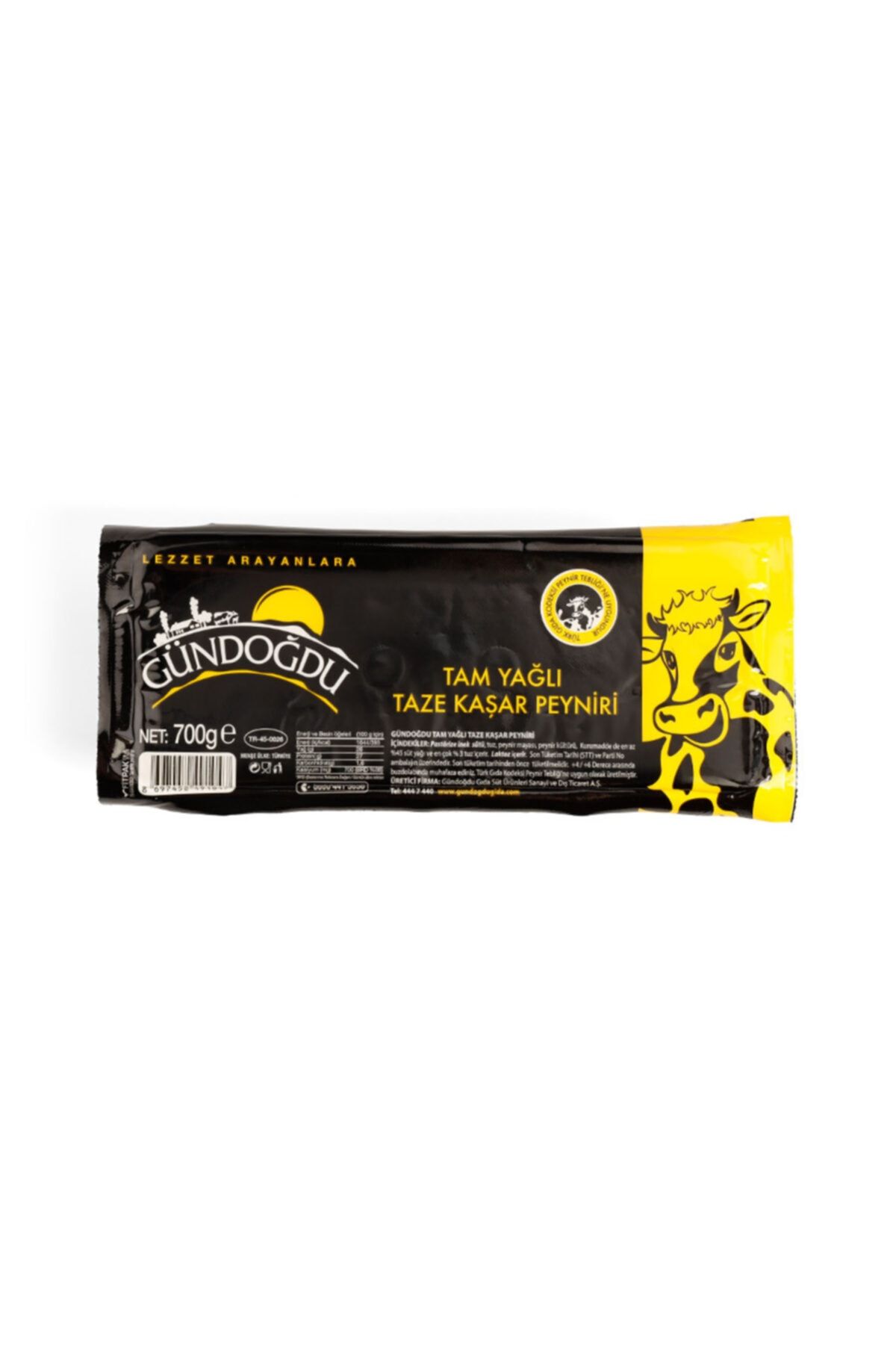 Gündoğdu Taze Kaşar Peyniri 700g