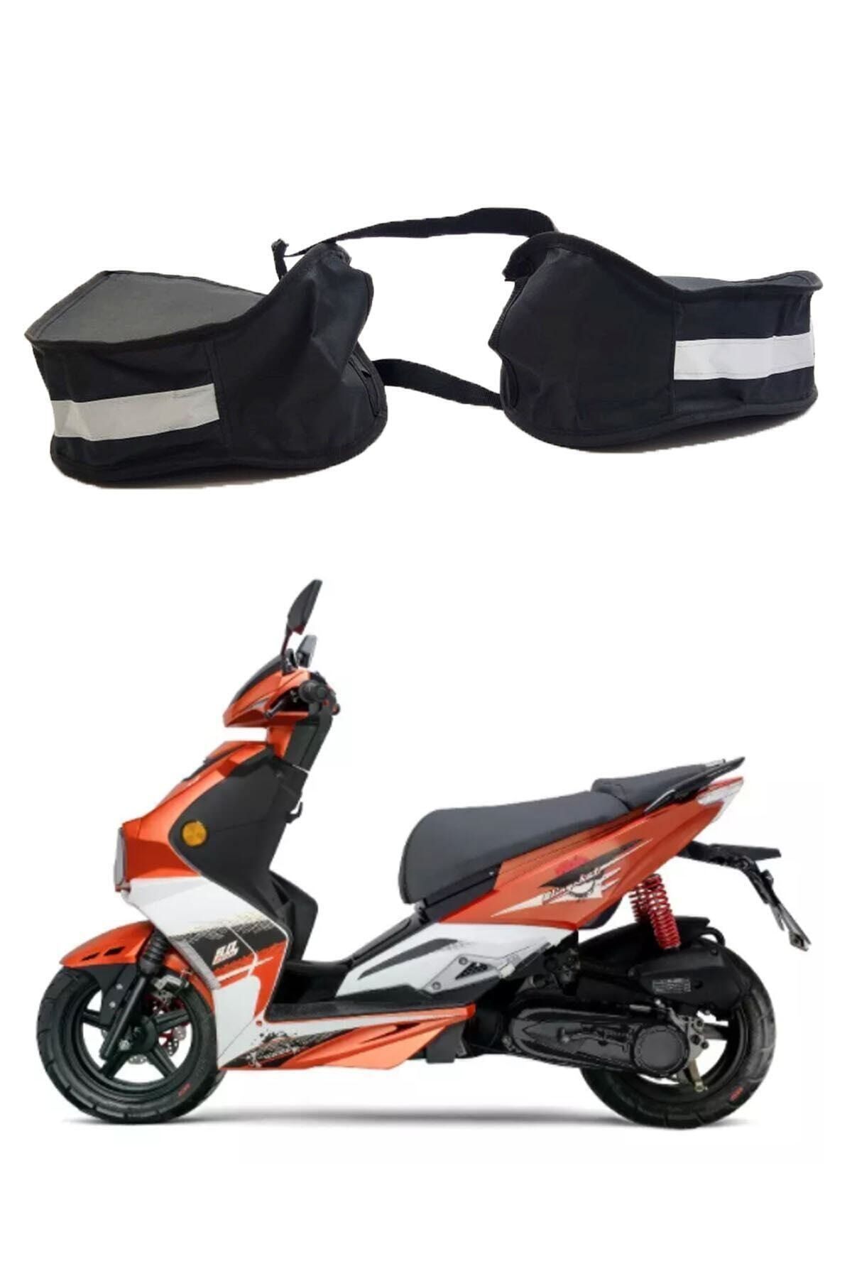 Morfoni Carneil Scooter Motosiklet Aksesuarı Rüzgar Koruyucu Su Geçirmez Kışlık Elcik