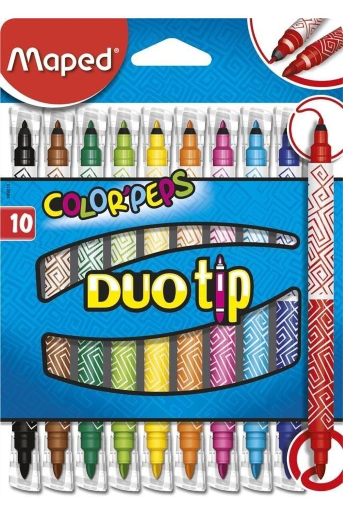 Maped 849010 Color Peps Duo Çift Uçlu Keçeli Kalem 12 Renk