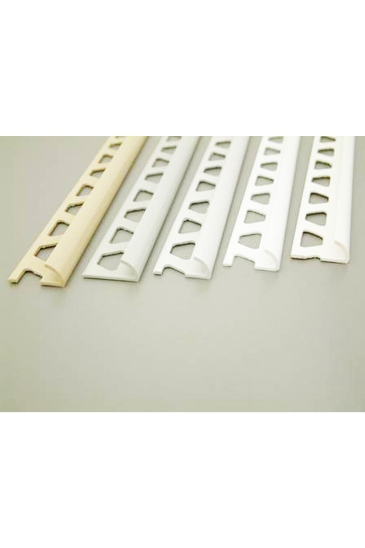 Aspaş 10 Mm Fayans Seramik Pvc Köşe Çıtası Beyaz 80 Adet Paketi