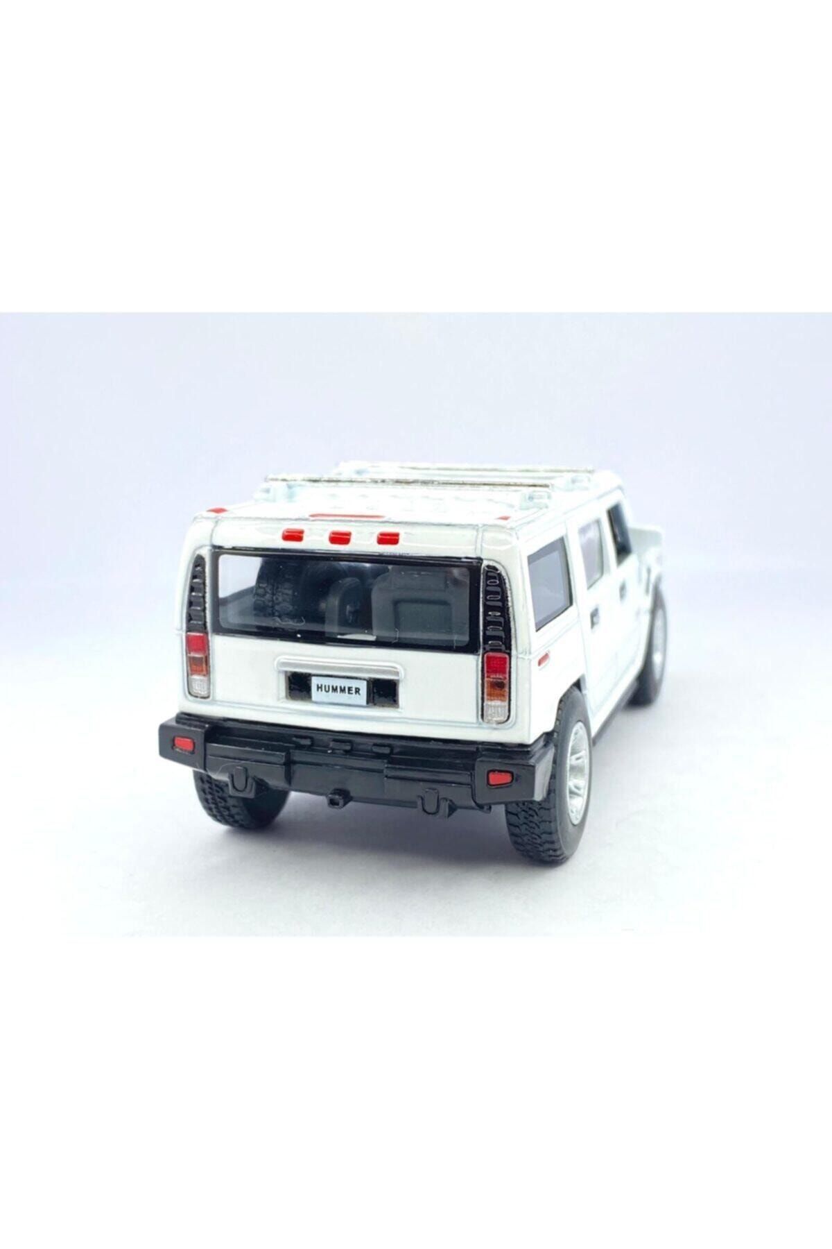 Kinsmart 2008 Hummer H2 Suv - Çek Bırak 5inch. Lisanslı Model Araba, Oyuncak Araba 1:40