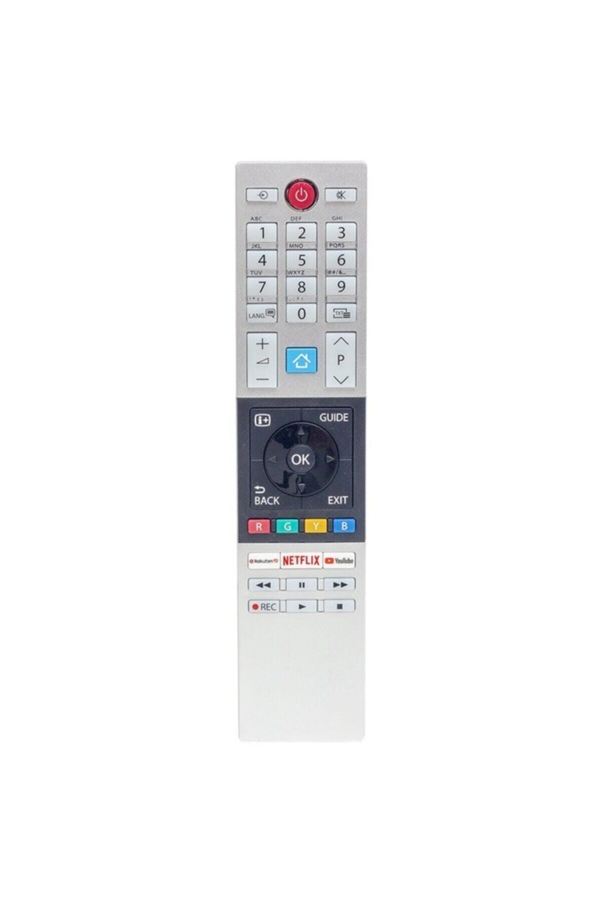 TAYFUN Toshiba Ct-8543 Uyumlu Led Televizyon Kumandası Netflix