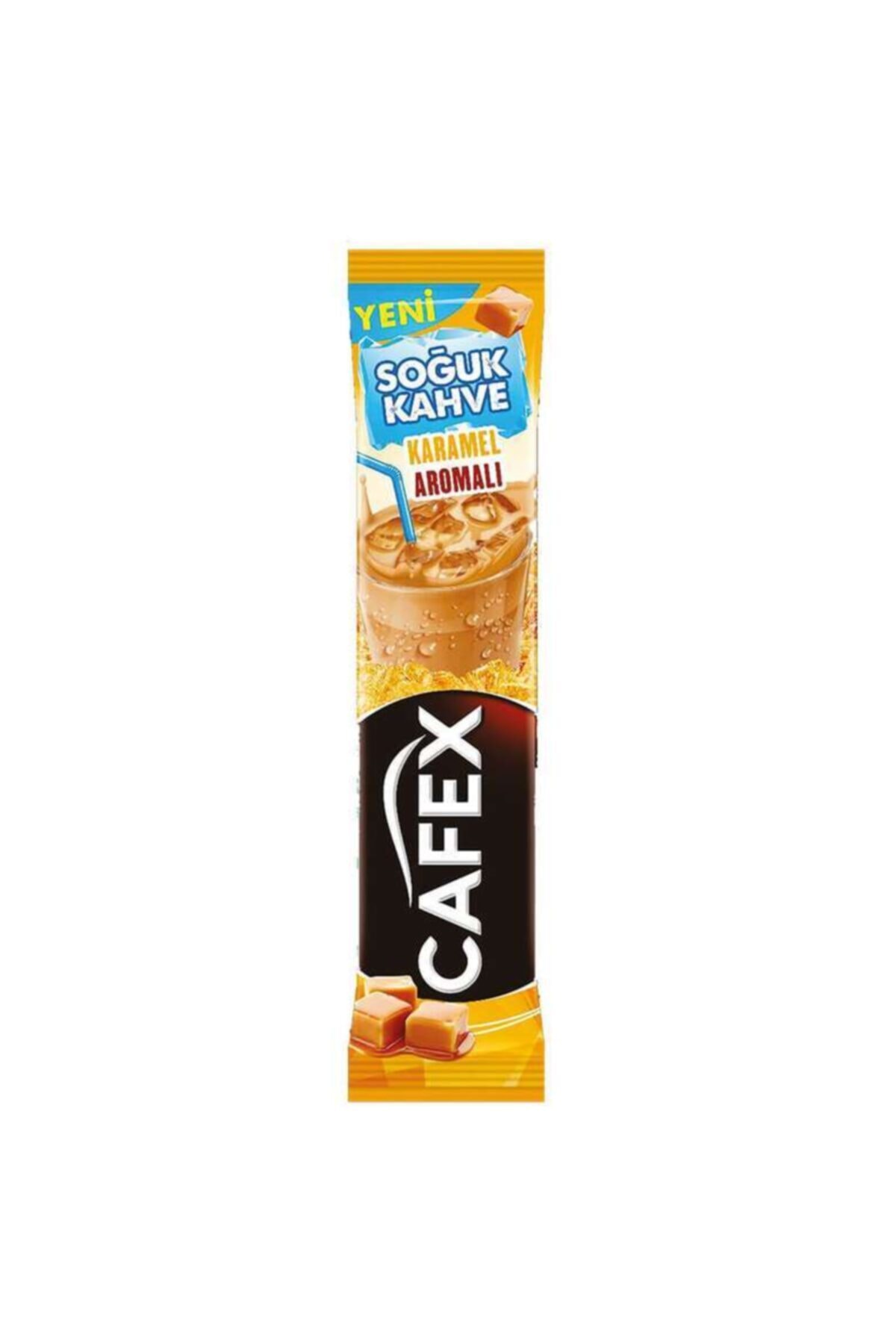 CAFEX 10 Lu Paket Ice Latte Karamel Aromalı 16 Gr