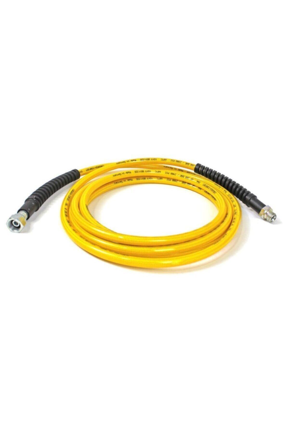 Carwash Comfort 4 Metre Yüksek Basınçlı Oto Yıkama Hortumu 200 Bar Teflon Alman Malı Sarı