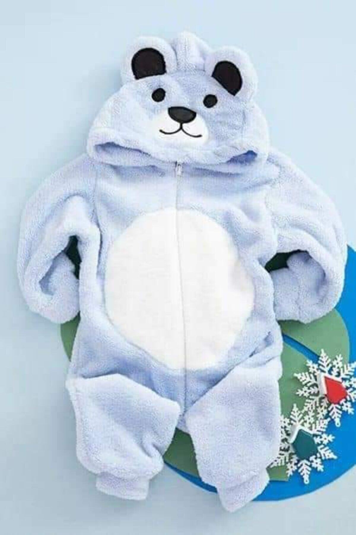 aden kids Erkek Bebek Peluş Uyku Tulumu