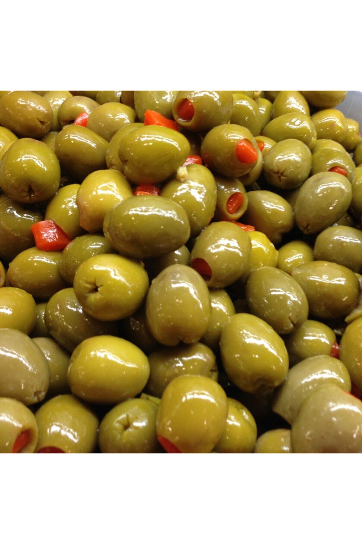 BANUM MUTFAK Biberli Yeşil Zeytin 500 Gr