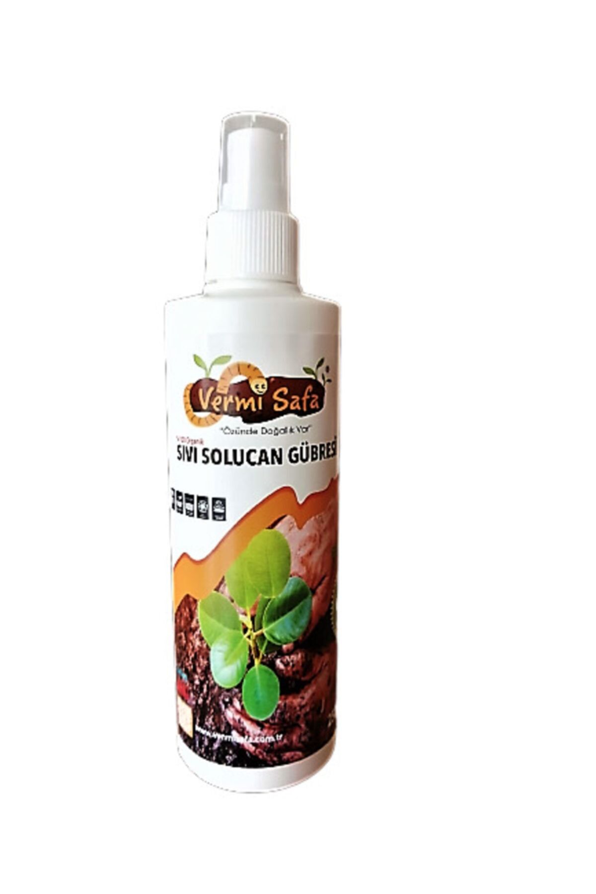 Vermisafa %100 Organik Sıvı Solucan Gübresi 250 Ml Kullanıma Hazır Sprey