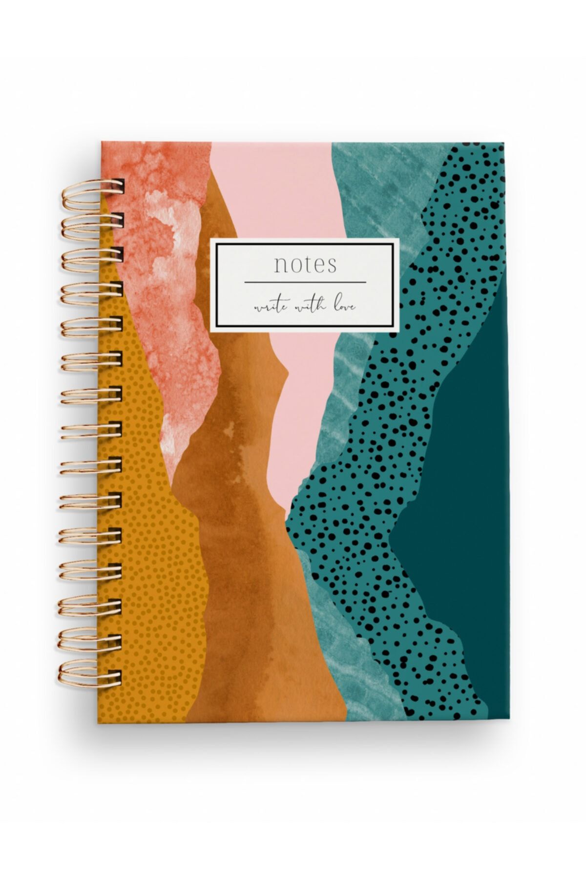 Yaris Note Abstract Land Scape Spiralli Not Defteri