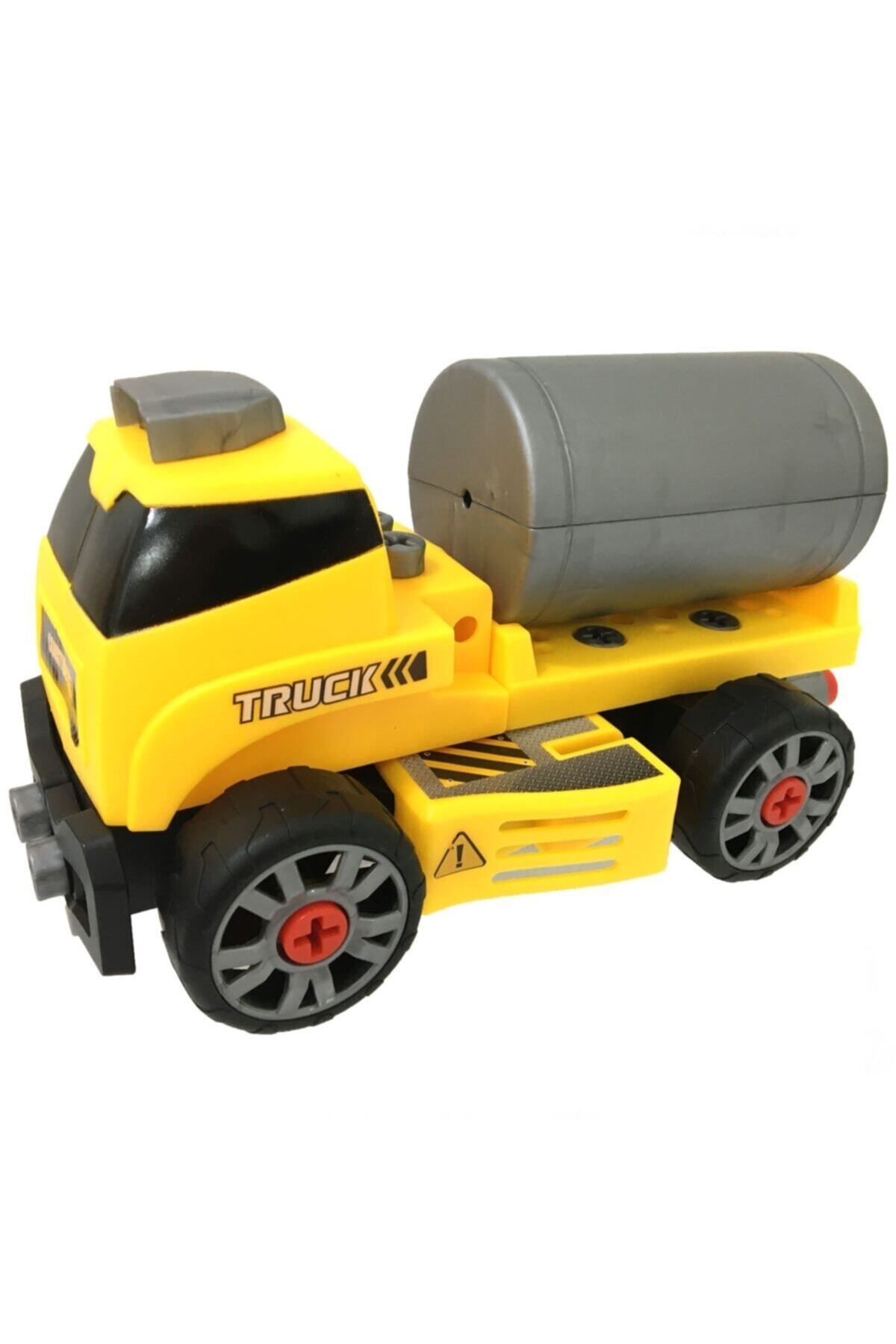 Asya Yılın Ilk Fırsatları - Diy Toy Pilli Matkaplı Söktak Kamyon - ™ Beyaz At®